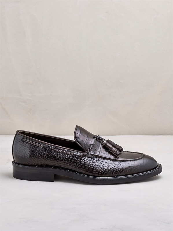 Kahve erkek ayakkabı - Elle Shoes