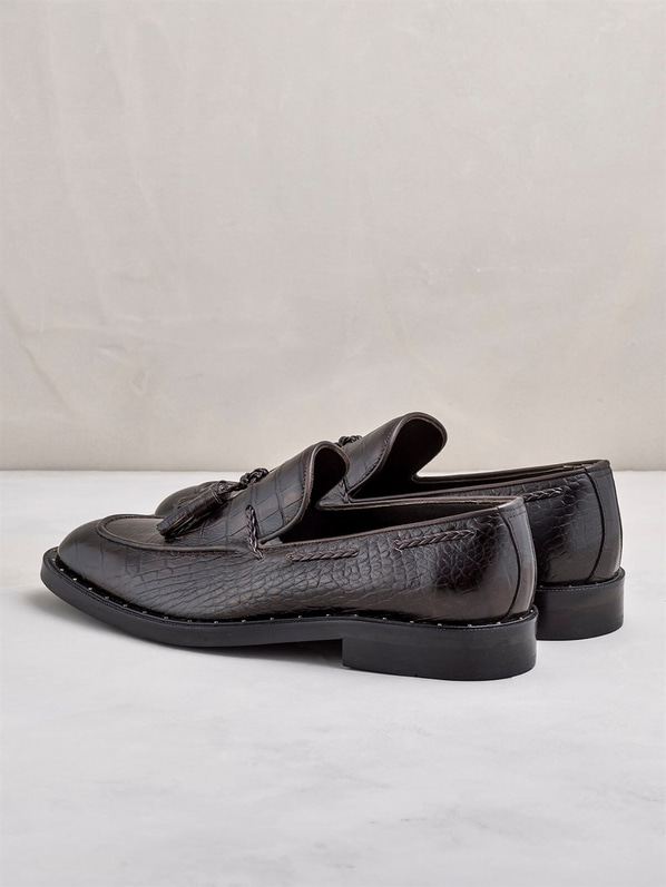 Kahve erkek ayakkabı - Elle Shoes