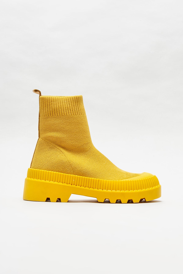 Sarı kadın bot, günlük kullanım için - Elle Shoes