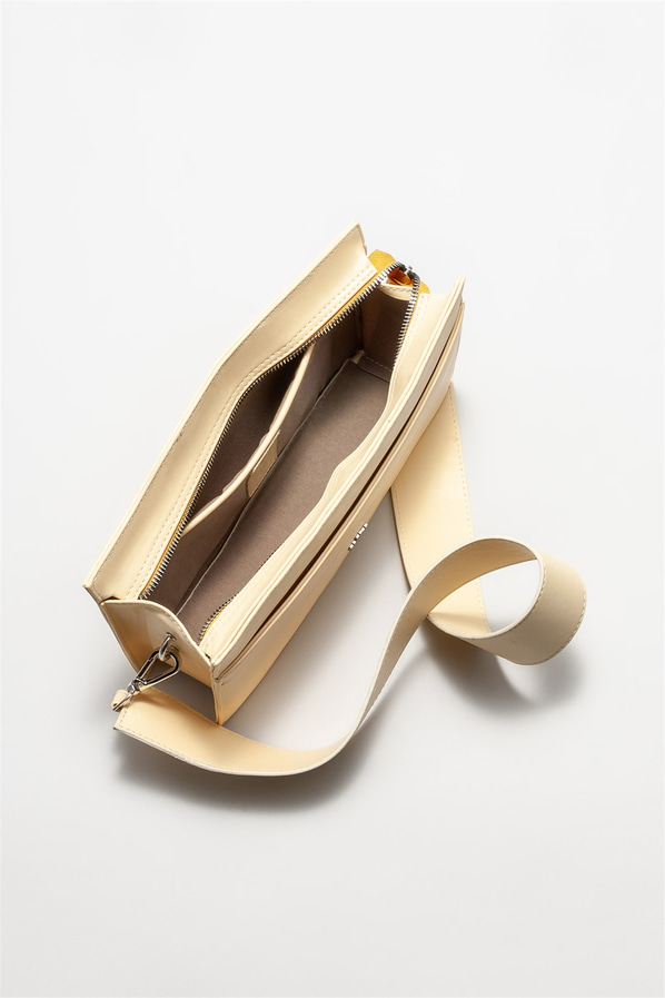 Sarı kadın omuz çantası - Elle Shoes