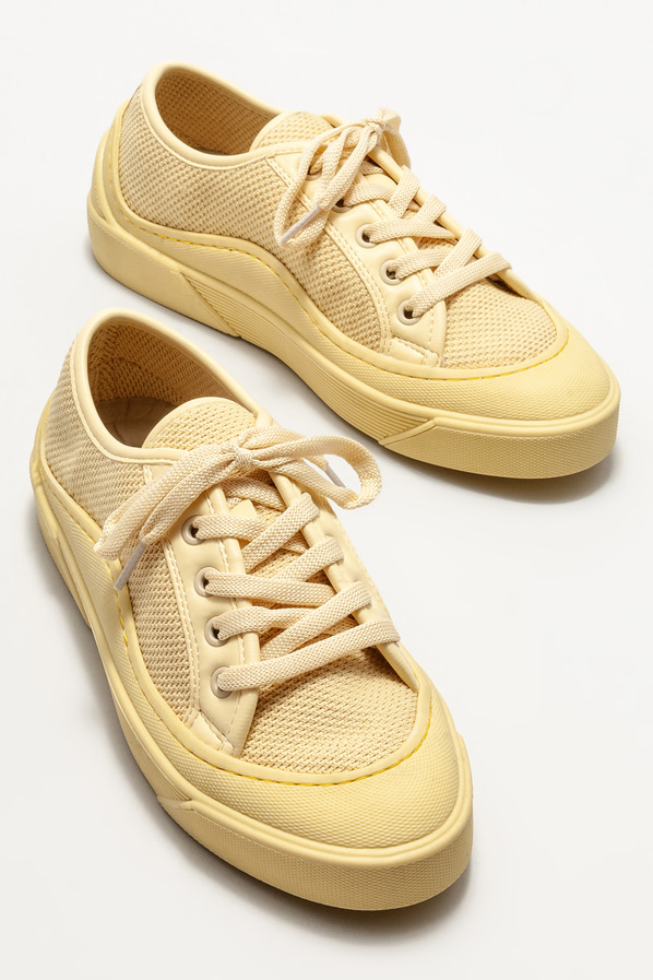 Sarı kadın spor ayakkabı - Elle Shoes