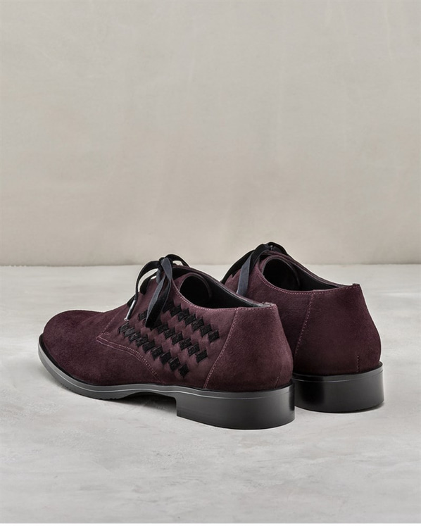 Bordo siyah kadın ayakkabı - Elle Shoes