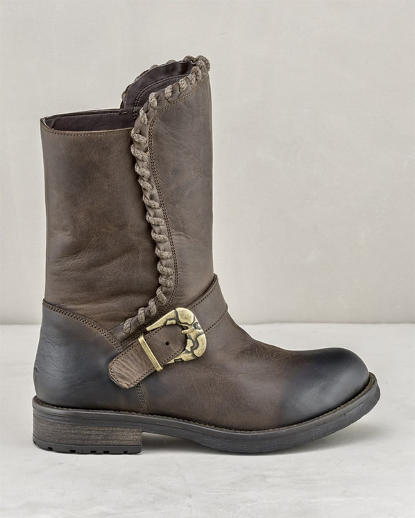 Kahve kadın bot - Elle Shoes