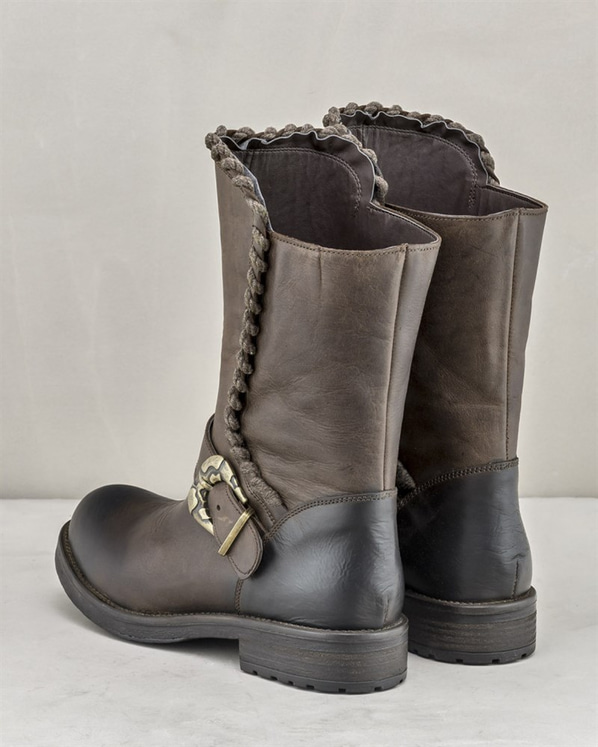 Kahve kadın bot - Elle Shoes