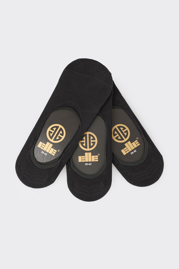 Siyah babet, rahat kullanım için - Elle Shoes