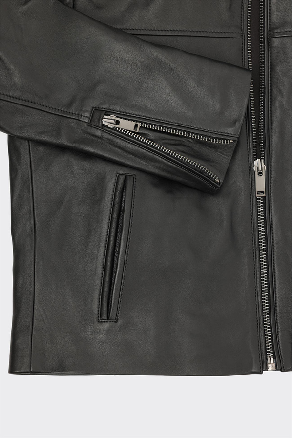 Siyah Deri Erkek Ceket