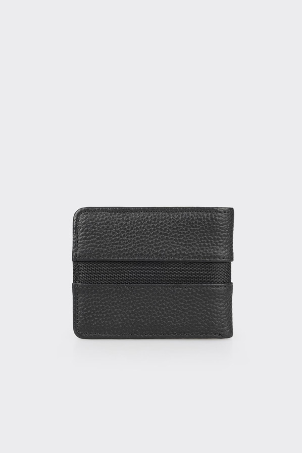 Siyah deri erkek cüzdan - Elle Shoes