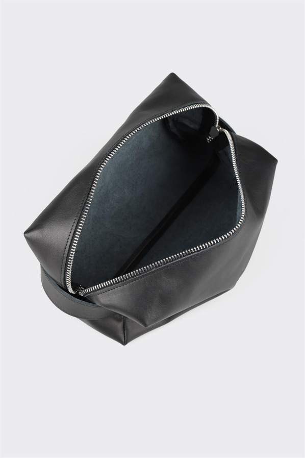 Siyah deri erkek çanta - Elle Shoes