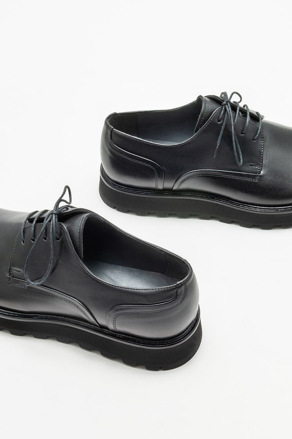 Siyah deri erkek günlük ayakkabı, günlük kullanım için - Elle Shoes