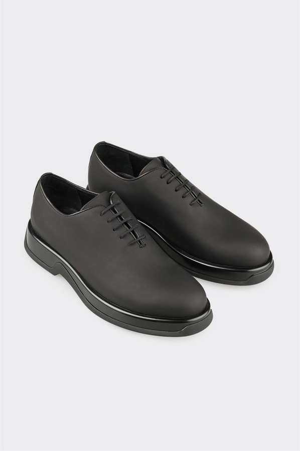 Siyah Deri Erkek Günlük Ayakkabı