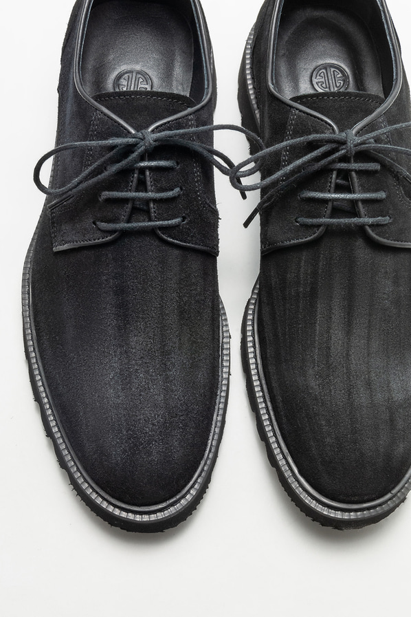 Siyah deri erkek günlük ayakkabı, günlük kullanım için - Elle Shoes