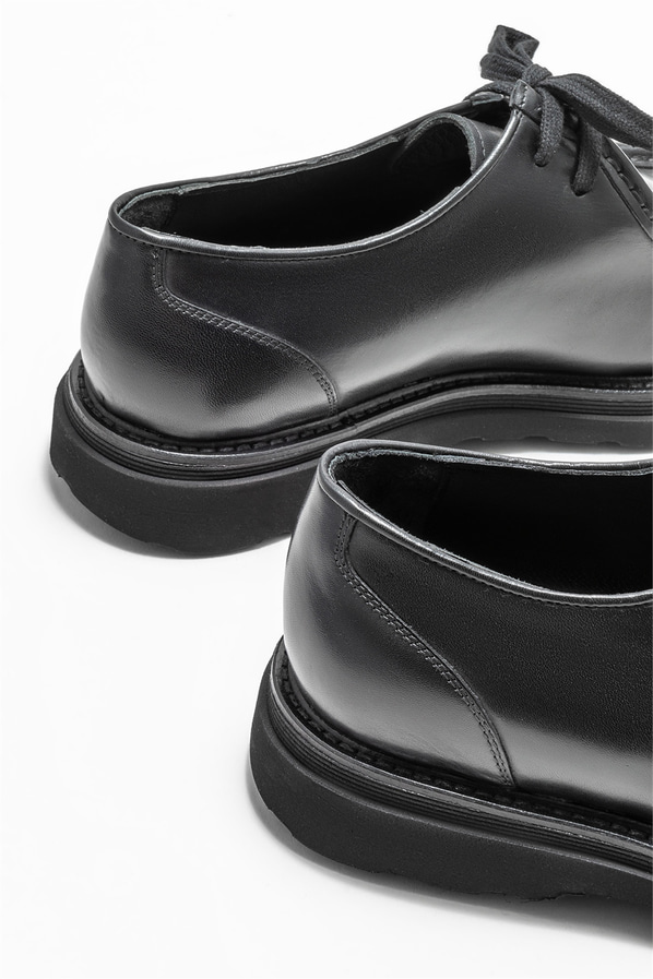 Siyah deri erkek günlük ayakkabı, günlük kullanım için - Elle Shoes