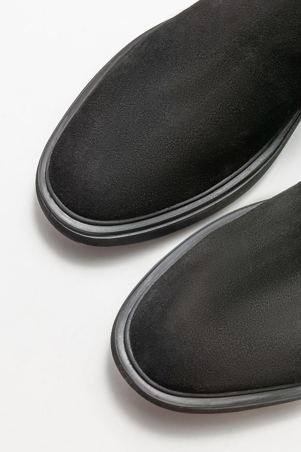 Siyah deri erkek günlük bot, günlük kullanım için - Elle Shoes
