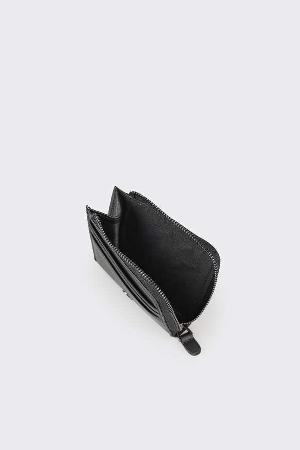 Siyah deri erkek kartlık - Elle Shoes