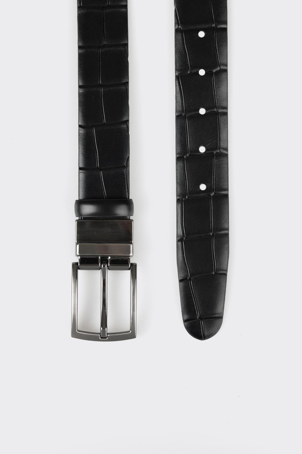 Siyah Deri Erkek Kemer