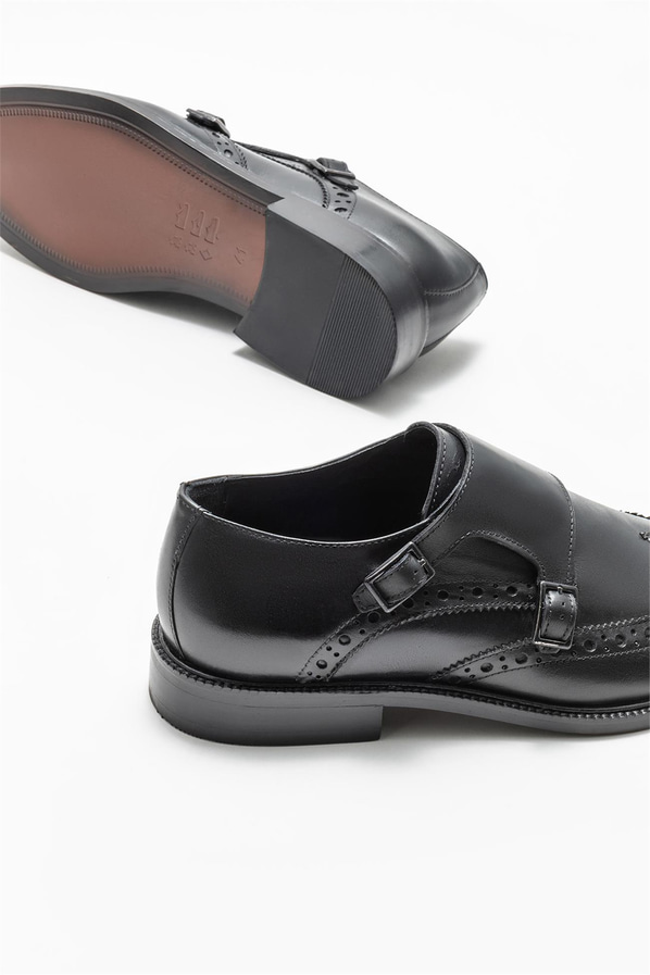 Siyah Deri Erkek Loafer