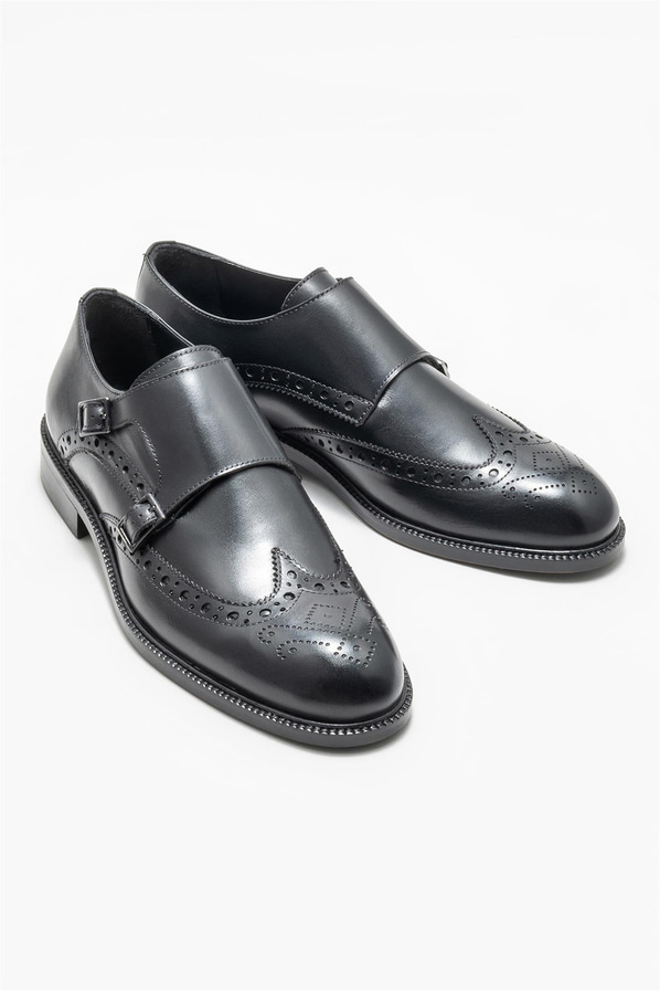 Siyah Deri Erkek Loafer