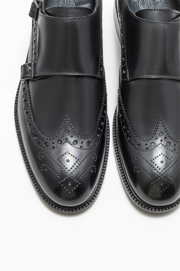 Siyah Deri Erkek Loafer