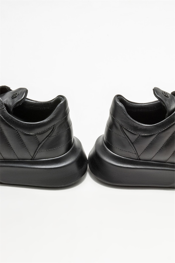 Siyah deri erkek spor ayakkabı - Elle Shoes
