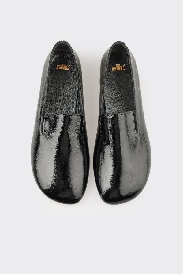 Siyah Deri Kadın Günlük Ayakkabı