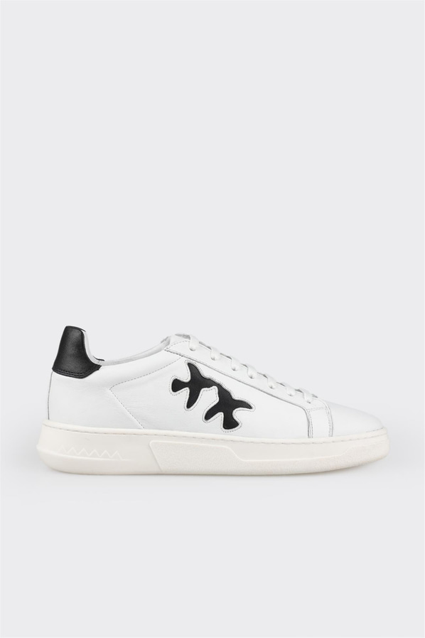 Siyah deri kadın sneaker - Elle Shoes