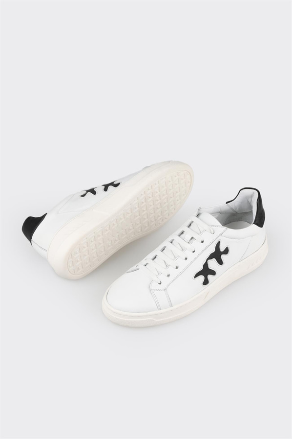 Siyah deri kadın sneaker - Elle Shoes