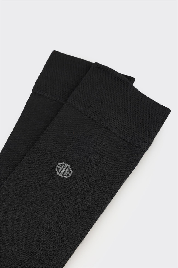 Siyah Erkek Bambu Çorap