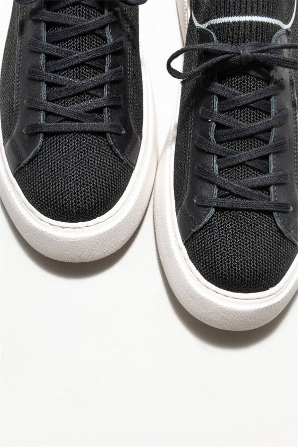 Siyah erkek günlük ayakkabı, günlük kullanım için - Elle Shoes
