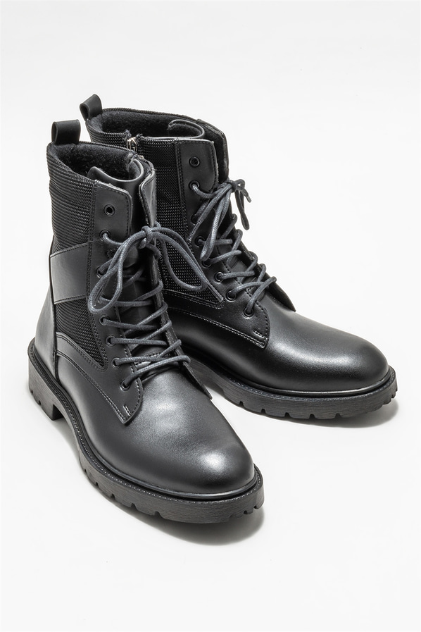 Siyah erkek günlük bot, günlük kullanım için - Elle Shoes