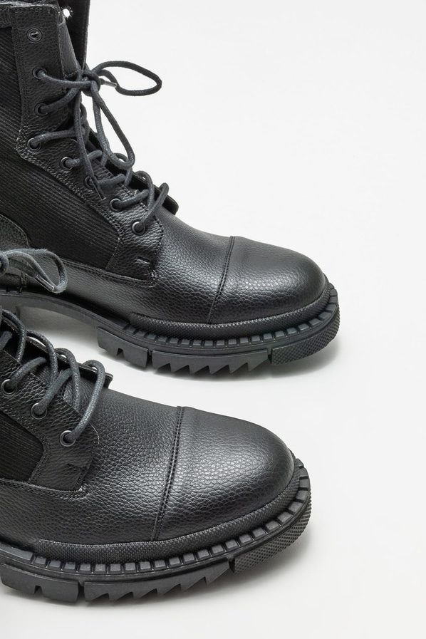 Siyah erkek günlük bot, günlük kullanım için - Elle Shoes