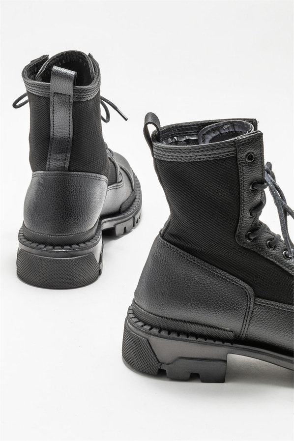 Siyah erkek günlük bot, günlük kullanım için - Elle Shoes