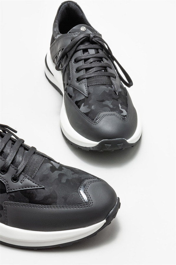 Siyah erkek spor ayakkabı - Elle Shoes