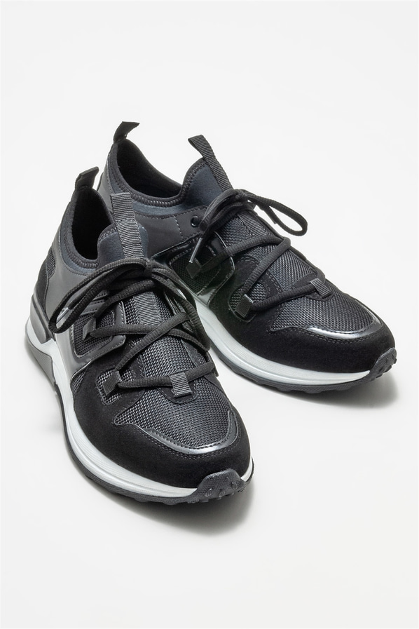Siyah erkek spor ayakkabı - Elle Shoes
