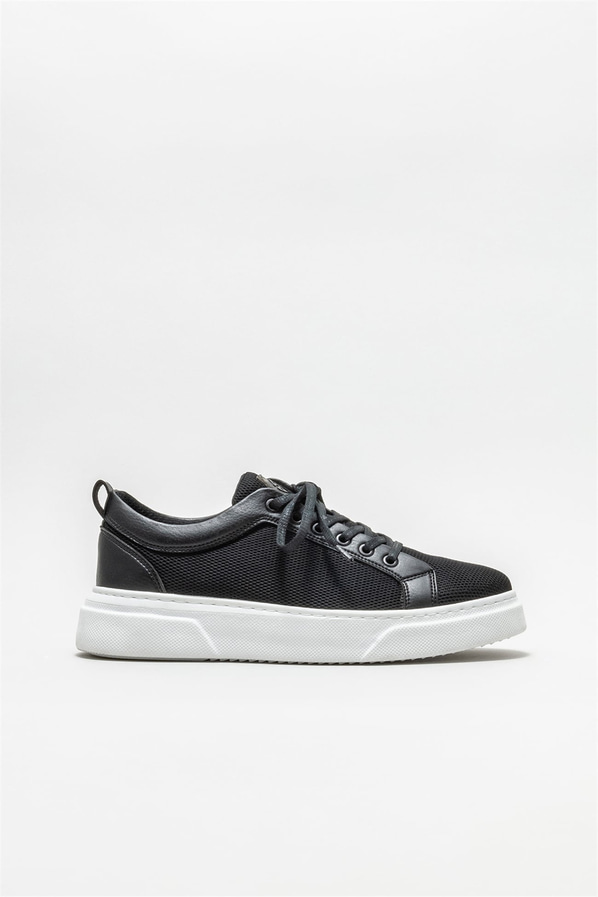 Siyah erkek spor ayakkabı - Elle Shoes