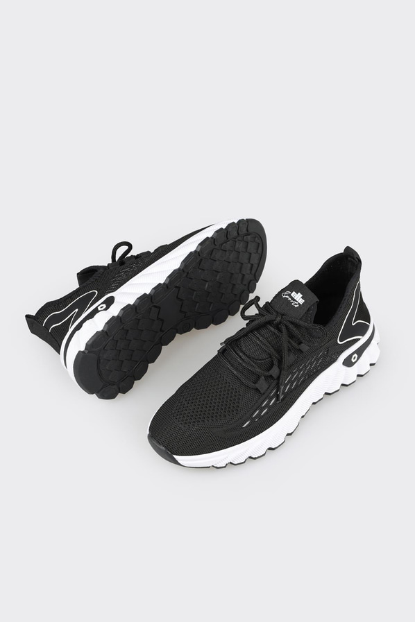 Siyah erkek spor ayakkabı - Elle Shoes