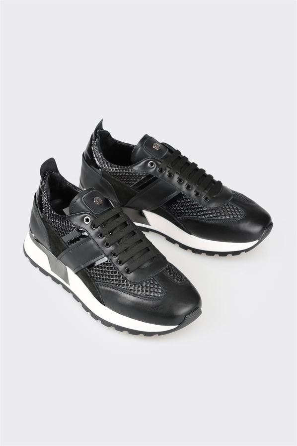 Siyah erkek spor ayakkabı - Elle Shoes