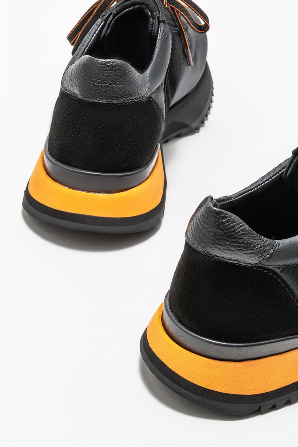 Siyah erkek spor ayakkabı - Elle Shoes