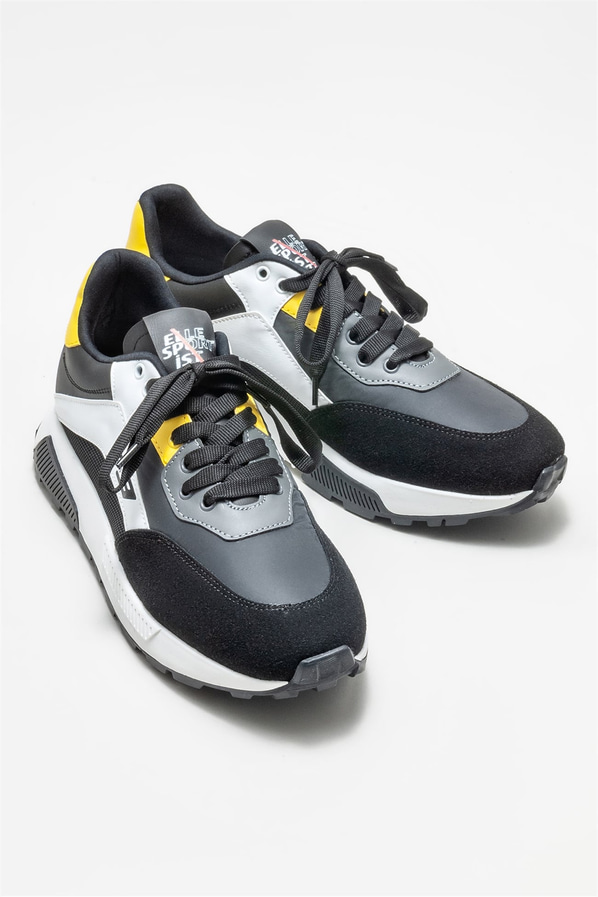 Siyah erkek spor ayakkabı - Elle Shoes
