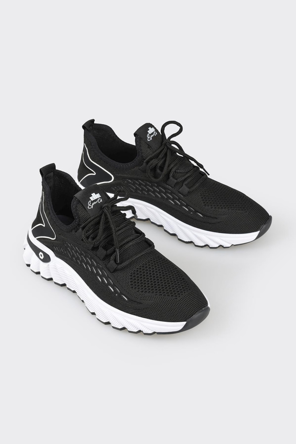 Siyah erkek spor ayakkabı - Elle Shoes