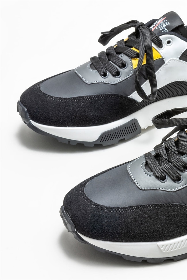 Siyah erkek spor ayakkabı - Elle Shoes