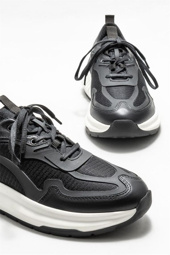 Siyah erkek spor ayakkabı - Elle Shoes