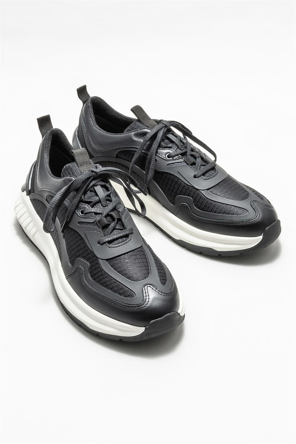 Siyah erkek spor ayakkabı - Elle Shoes