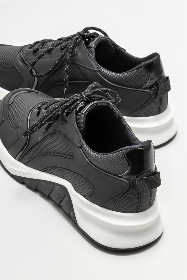 Siyah erkek spor ayakkabı - Elle Shoes