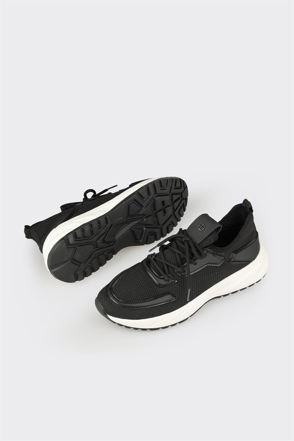 Siyah erkek spor ayakkabı - Elle Shoes