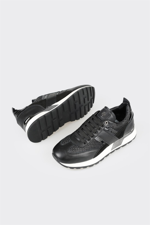 Siyah erkek spor ayakkabı - Elle Shoes