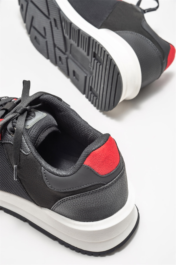 Siyah erkek spor ayakkabı - Elle Shoes