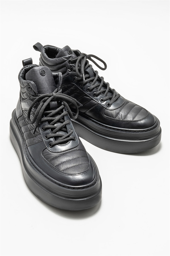 Siyah erkek bot - Elle Shoes