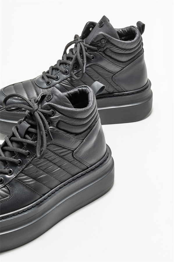 Siyah erkek bot - Elle Shoes
