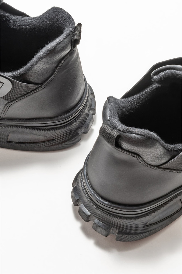 Siyah erkek bot - Elle Shoes
