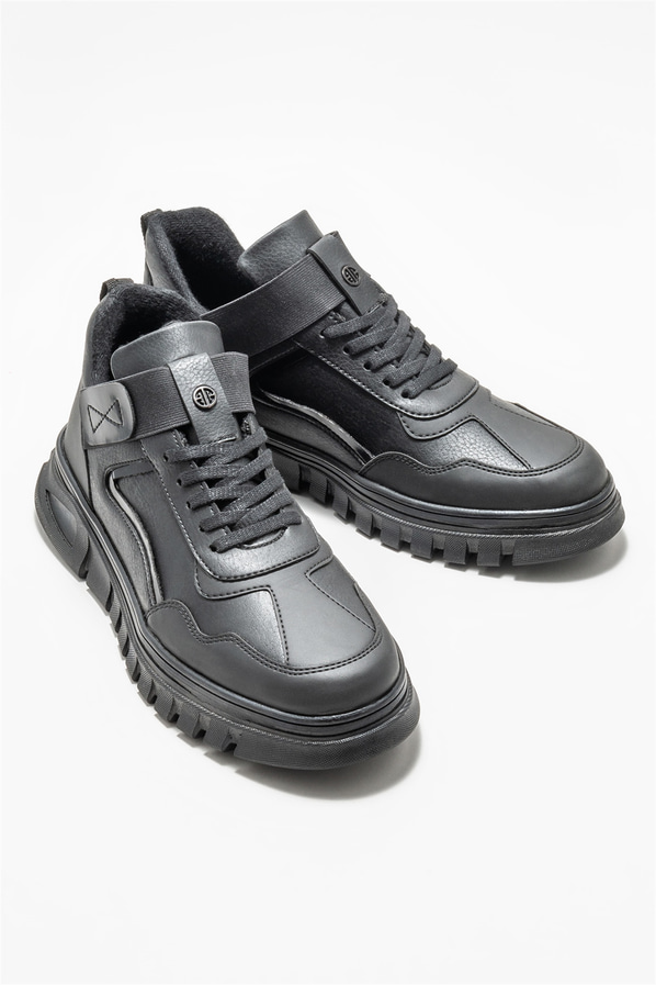 Siyah erkek bot - Elle Shoes